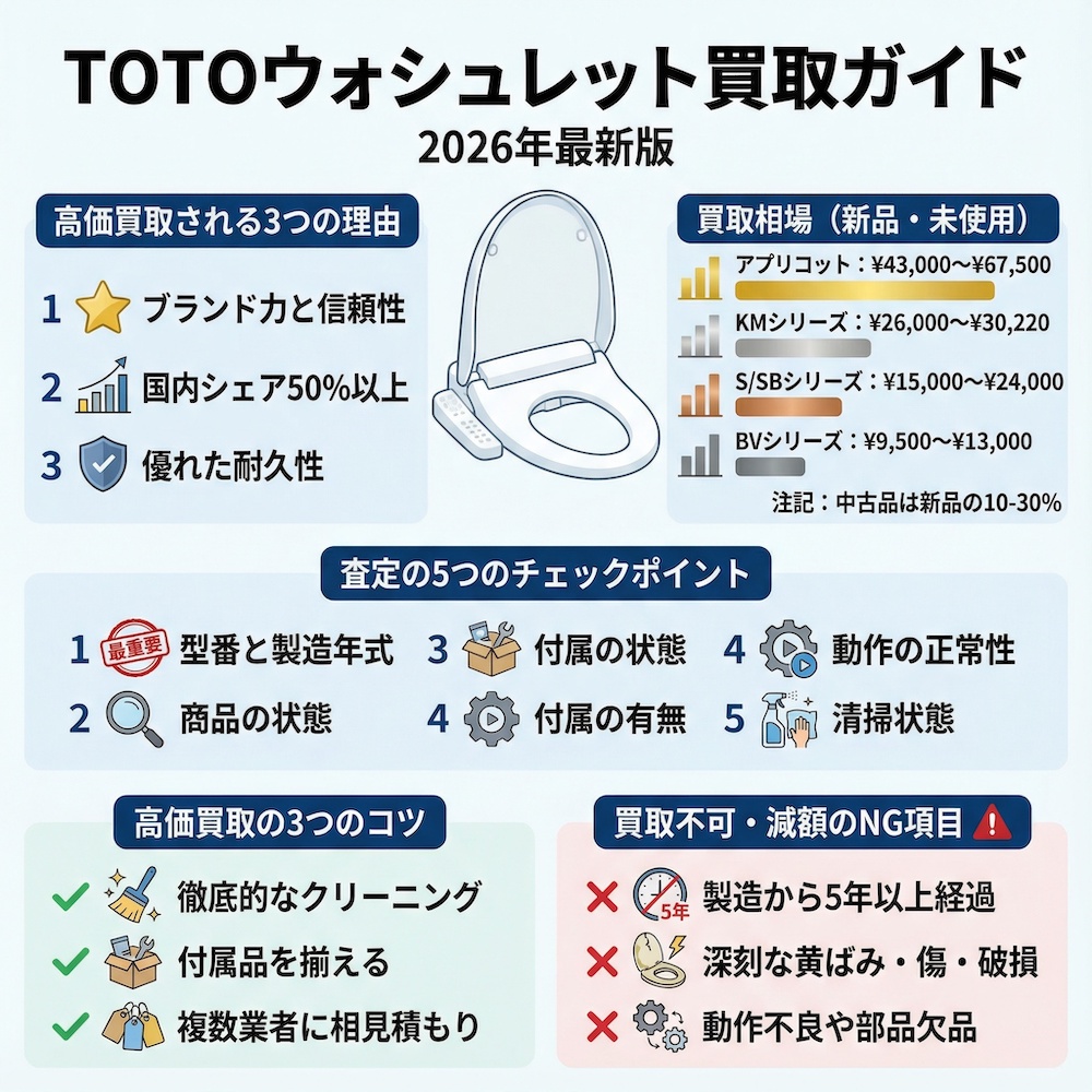 TOTOウォシュレット買取ガイド